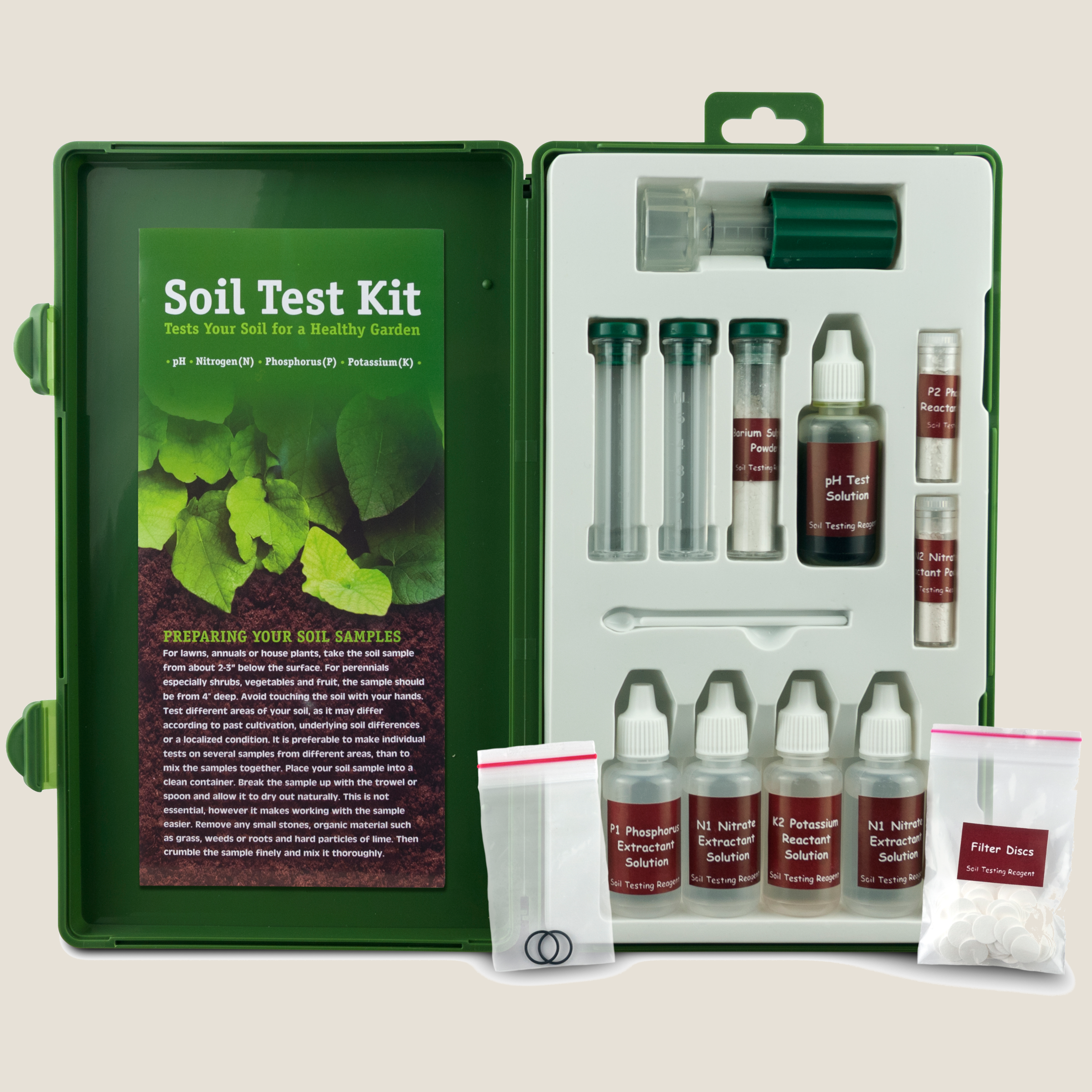 Kit de test de papier pH du sol - 100 pièces (Gamme 3,5-9) Papiers de test  - Pour jardin, maison, pelouse, ferme, potager, sol, compost, plantes