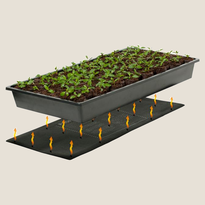 Errum Tapis chauffant pour semis avec contrôleur de thermostat, tapis  chauffant imperméable pour semis pour propagation, plateau de germination,  terrarium hydro… en 2023
