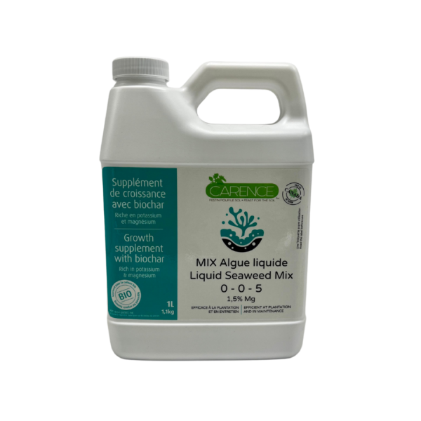 Mix algue liquide et biochar de Carence