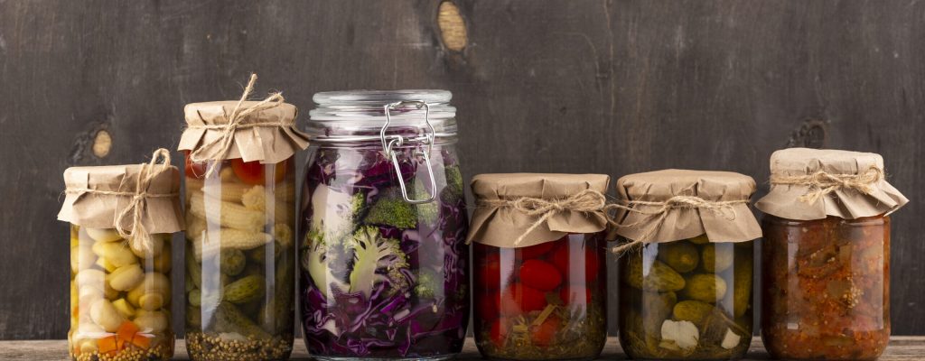jars-with-preserved-food-arrangement